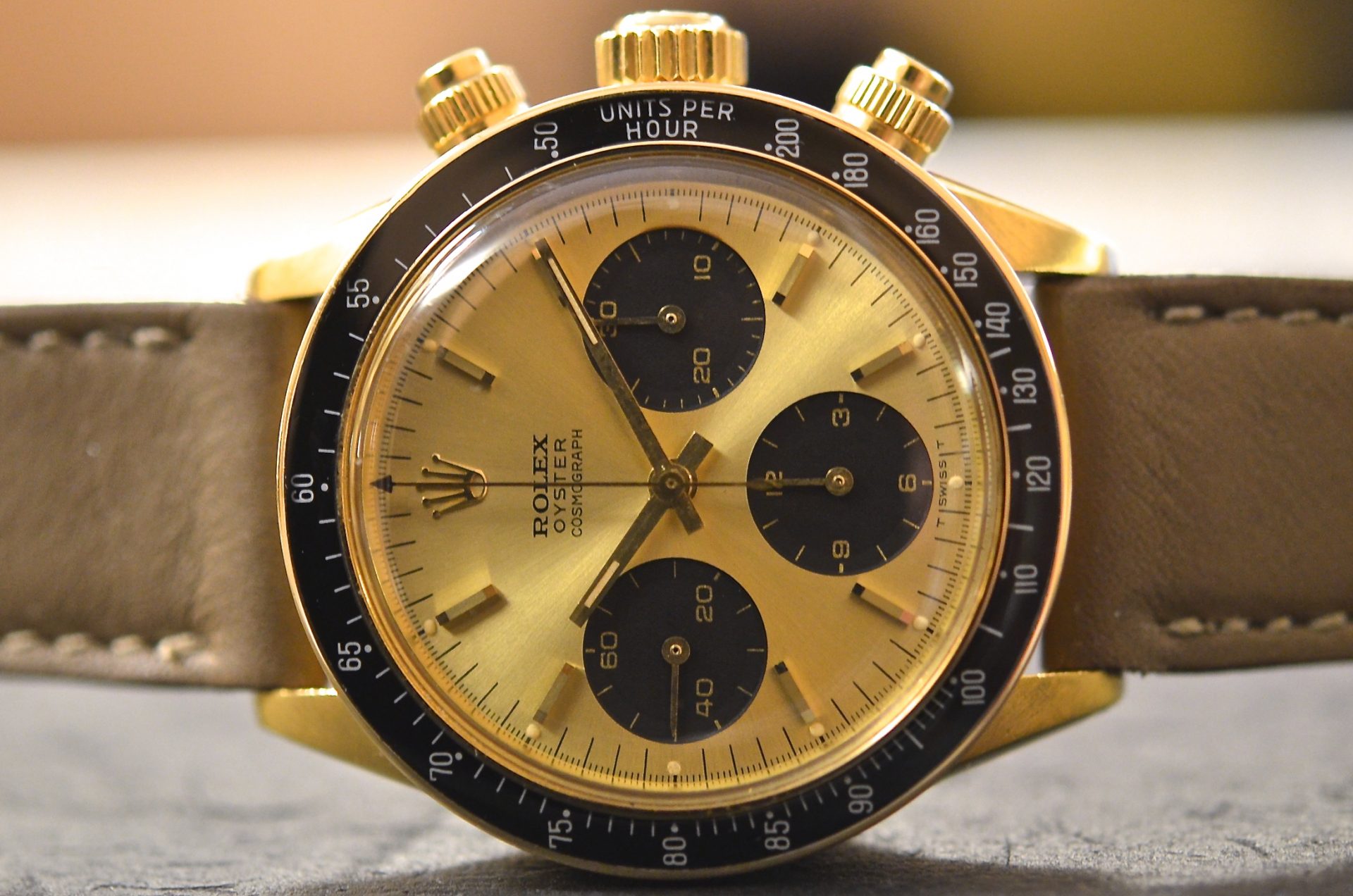 Rolex Daytona Ref 6263 First Series Three Script In 18k Yg Tempus Orologi